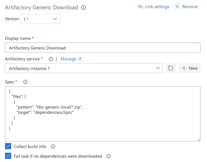 Visual Studio Team Services Generic Download