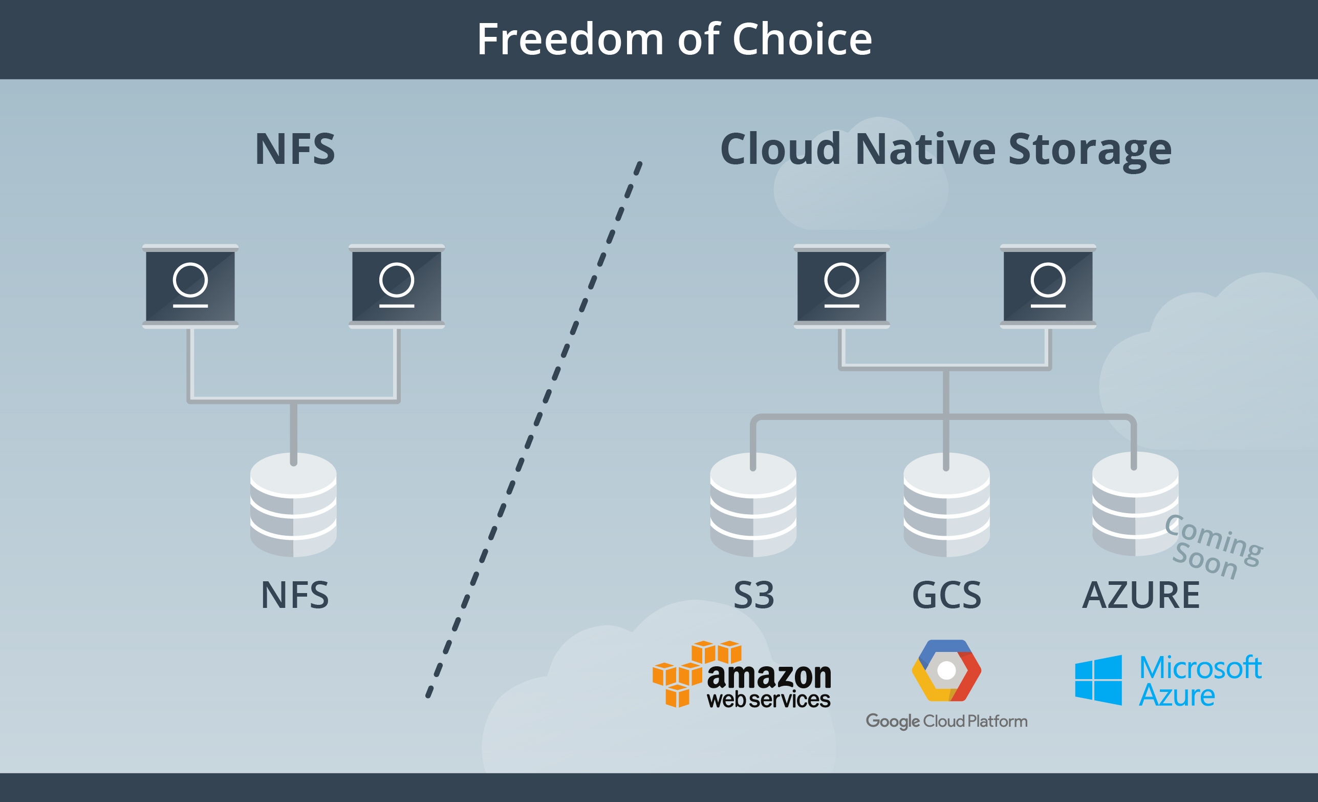 人工NFS或Cloud Native