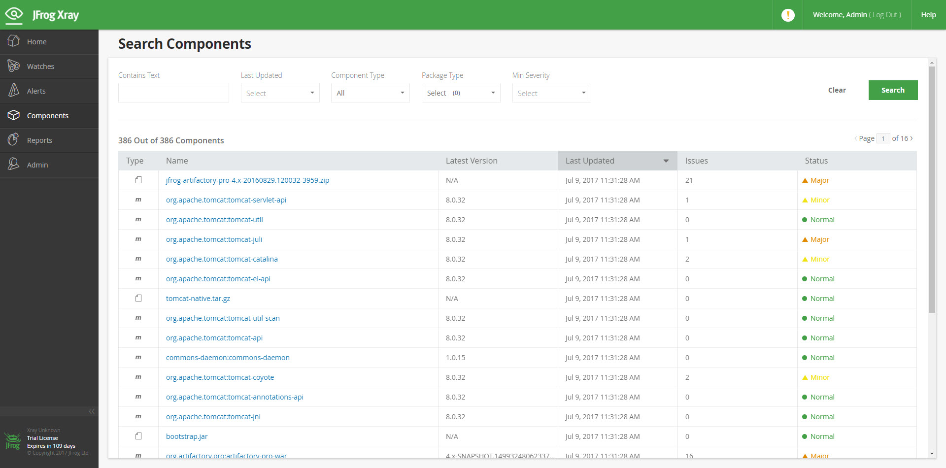 JFrog x射线1.8:内容驱动组件分析